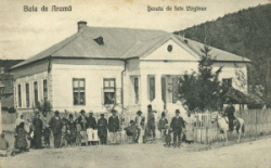 Åžcoala de fete Virginea. Vedere de epocÄƒ.